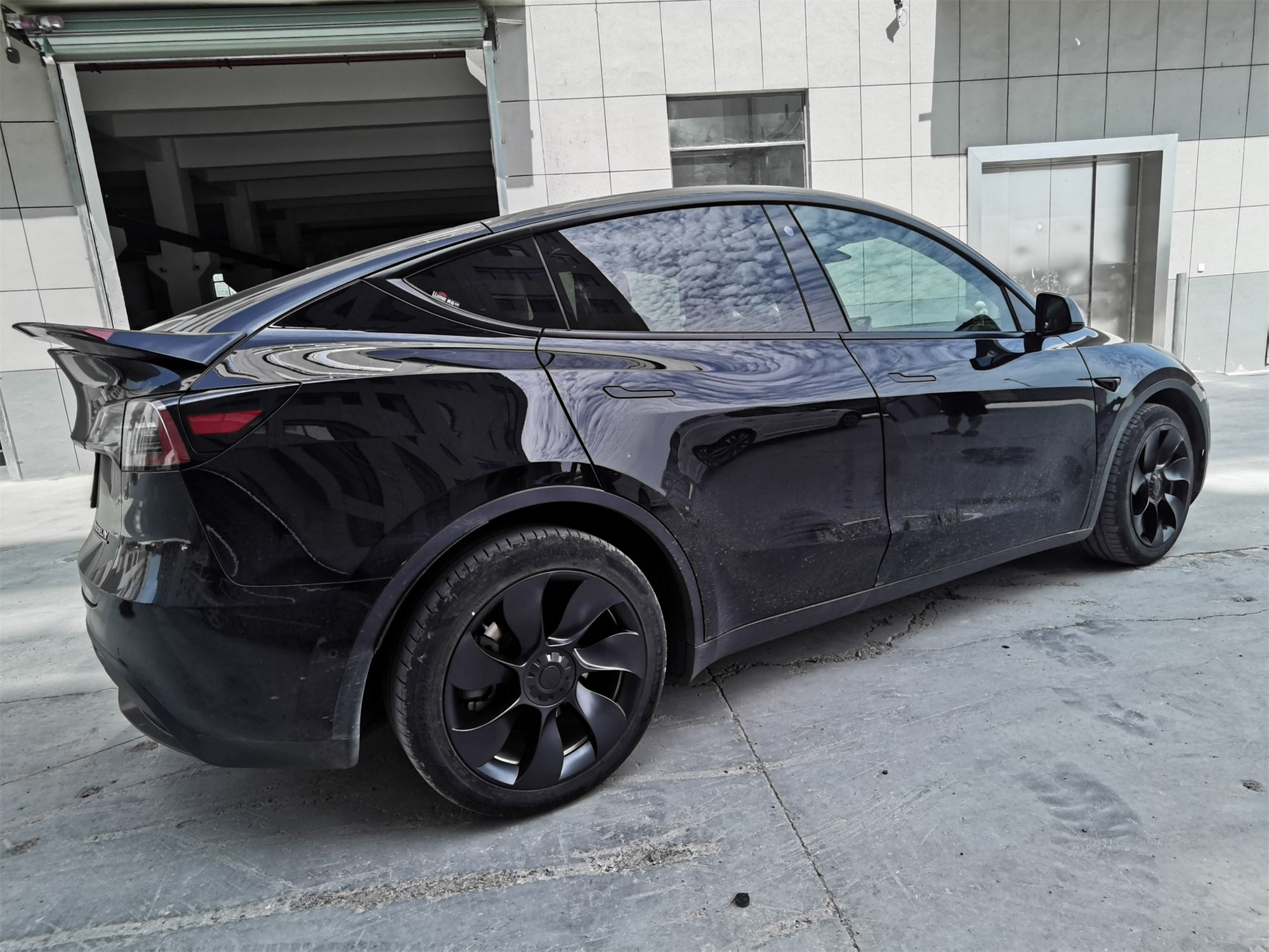 Painted The Gemini Wheel Caps Black R/TeslaModelY, 51% OFF