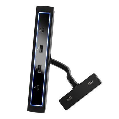 Model 3 Model Y USB Hub Adapter 4 in 1 Multiport Center Console Adapter for Tesla Accessories