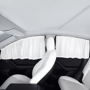 Tesla Model 3 Y Side Window Sunshade Rear Windshield Sun Shades 4pcs