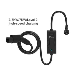 Portable level 2 home ev charger 3.5kw 7kw factory direct