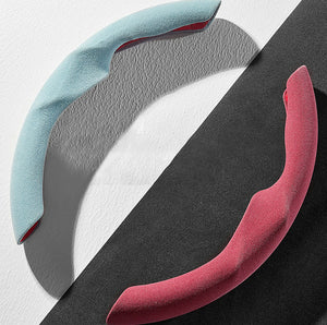 EVBASE Tesla Steering Wheel Cover Suede Alcantara Material Custom For Model 3 Y