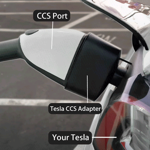 Adattatore per caricabatterie Tesla CCS da 250KW CCS a Tesla per accessori modello 3 Y X S