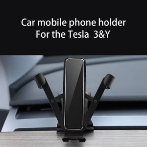 EVBASE Tesla Model 3 Y Soporte para teléfono Soporte de teléfono Soporte antivibración Soporte para teléfono